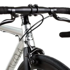 La Piovra ATK Fixie/Singlespeed Fiets - Gepolijst Zilver -Exporteren Rij Licht Winkel 0037725 blb la piovra atk fixie single speed bike polished silver