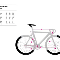 La Piovra ATK Fixie/Singlespeed Fiets - Gepolijst Zilver -Exporteren Rij Licht Winkel 0037731 blb la piovra atk fixie single speed bike polished silver