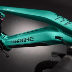Haibike AllMtn 1 MTB Volledig - Aquamarijn / Zwart -Exporteren Rij Licht Winkel Haibike MY21 Detail Top Tube AllMtn 1 aquamarine