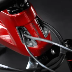 Haibike AllMtn CF 12 MTB Volledig - Glans Mat Dyn Rood Zwart 16 Haibike AllMtn CF 12 MTB Volledig - Glans Mat Dyn Rood Zwart -Exporteren Rij Licht Winkel Haibike MY22 Detail Cable Routing AllMtn CF 12