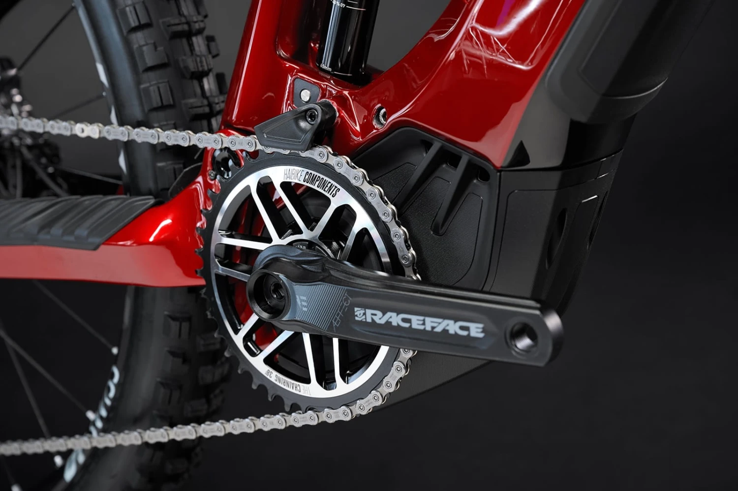 Haibike AllMtn CF 12 MTB Volledig - Glans Mat Dyn Rood Zwart 8 Haibike AllMtn CF 12 MTB Volledig - Glans Mat Dyn Rood Zwart - Afbeelding 8