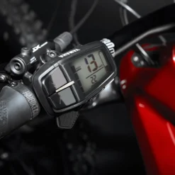 Haibike AllMtn CF 12 MTB Volledig - Glans Mat Dyn Rood Zwart 13 Haibike AllMtn CF 12 MTB Volledig - Glans Mat Dyn Rood Zwart -Exporteren Rij Licht Winkel Haibike MY22 Detail Display AllMtn CF 12