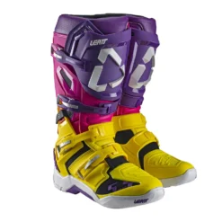 LEATT Boot 5.5 FlexLock United - Geel-roze-wit