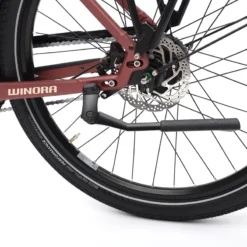 Winora Sinus N5 Lage Instap - Maroonred Matt -Exporteren Rij Licht Winkel Winora MY21 Detail Kickstand Sinus N5