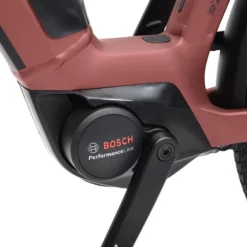 Winora Sinus N5 Lage Instap - Maroonred Matt -Exporteren Rij Licht Winkel Winora MY21 Detail Motor Sinus N5