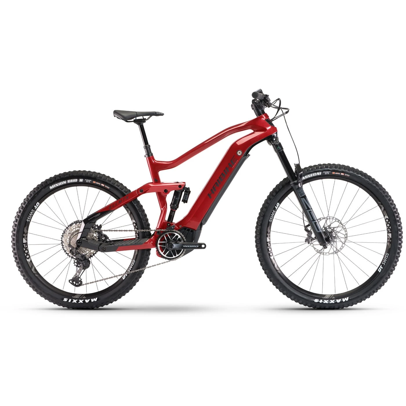 Haibike AllMtn CF 12 MTB Volledig - Glans Mat Dyn Rood Zwart 1 Haibike AllMtn CF 12 MTB Volledig - Glans Mat Dyn Rood Zwart