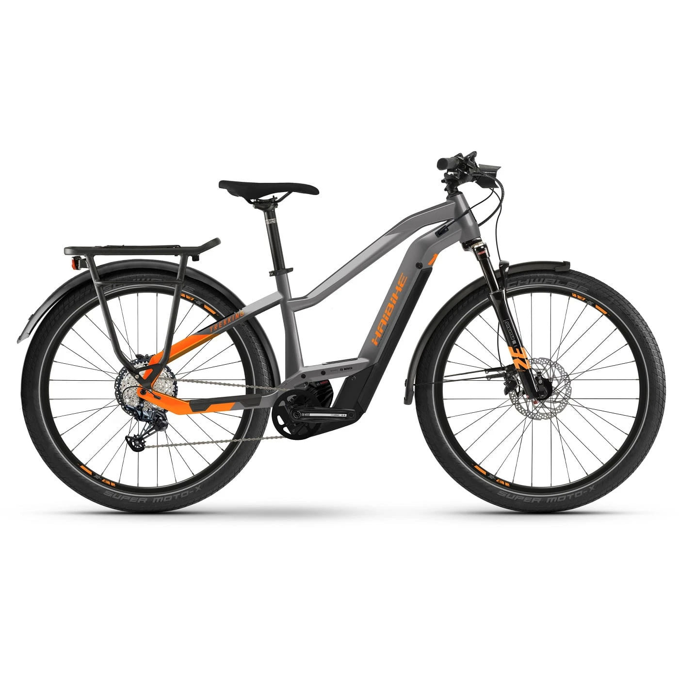 Haibike Trekking 10 Heren - Titanium / Lava Mat