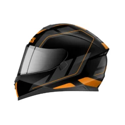 IXS 1100 2.0 Motorfietshelm Mat Zwart Oranje