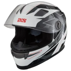 IXS 135 KID 2.0 Helm - Wit-zwart-rood -Exporteren Rij Licht Winkel iXS135KID2 0Helm weiss schwarz rot 3