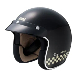 IXS 77 2.0 Jet Helm Zwart Ivoor