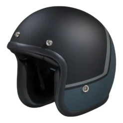 IXS 77 2.2 Jet Helm Mat Zwart Grijs