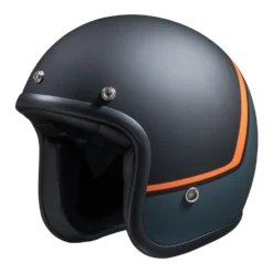 IXS 77 2.2 Jet Helm Mat Zwart Oranje