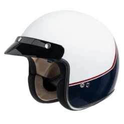 IXS 77 2.2 Jet Helm Wit Blauw Rood