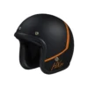IXS 89 2.0 Jet Helm Mat Zwart Oranje