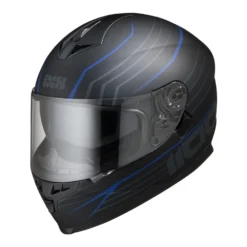 Integraalhelm IXS1100 2.1 Zwart-blauw Mat