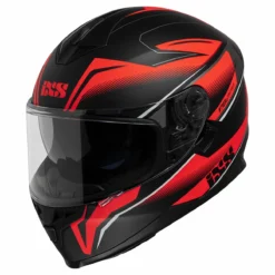 Integraalhelm IXS1100 2.3 - Zwart Mat-rood