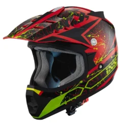 IXS Kinder Motorcrosshelm 278 KID 2.0 Rood-zwart-geel